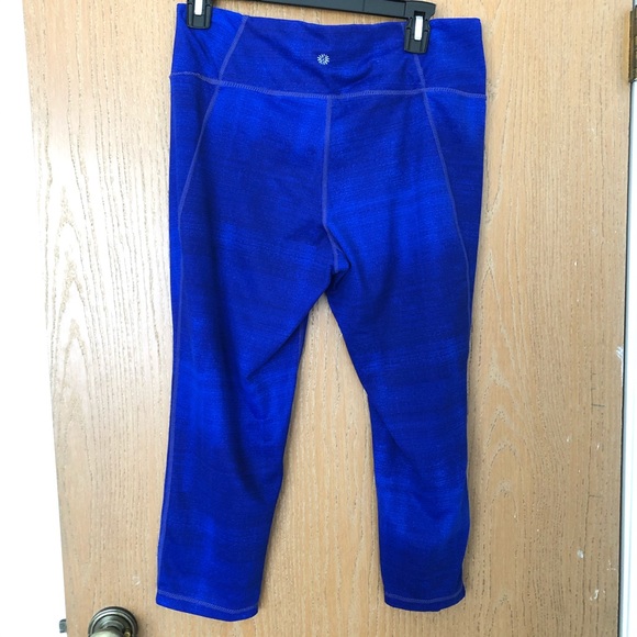 Tangerine Crop Leggings Bright Blue L - Picture 4 of 4